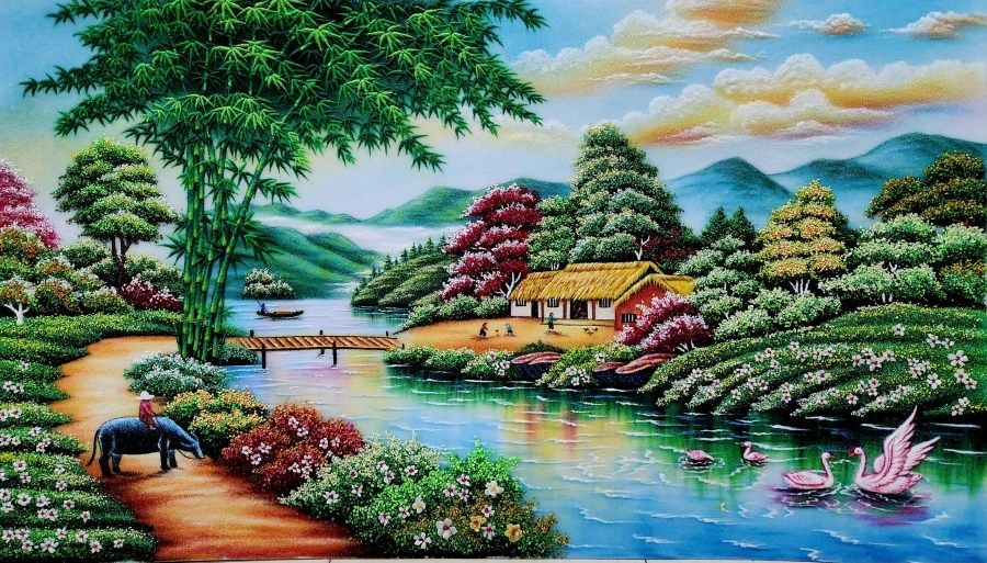 tranh đồng quê