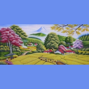 Tranh Đá Quý Phong Cảnh Việt Nam