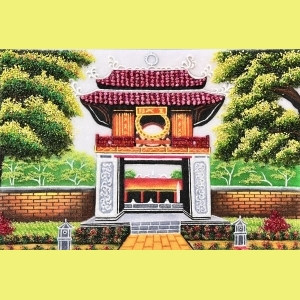 Tranh Đá Quý Văn Miếu Quốc Tử Giám