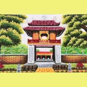 Tranh Đá Quý Văn Miếu Quốc Tử Giám