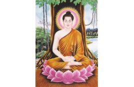 Tranh đá quý Phật Thích Ca